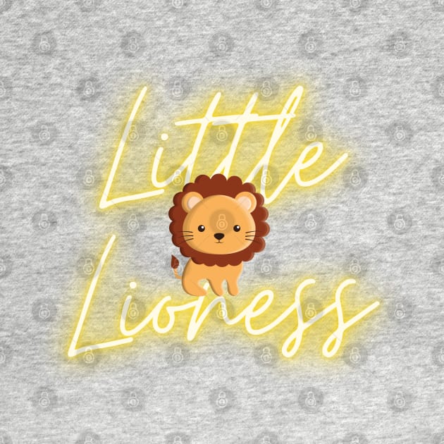 Little Lioness Leo Newborn Girl Kids T-Shirt July Kids T-Shirt by Roymerch